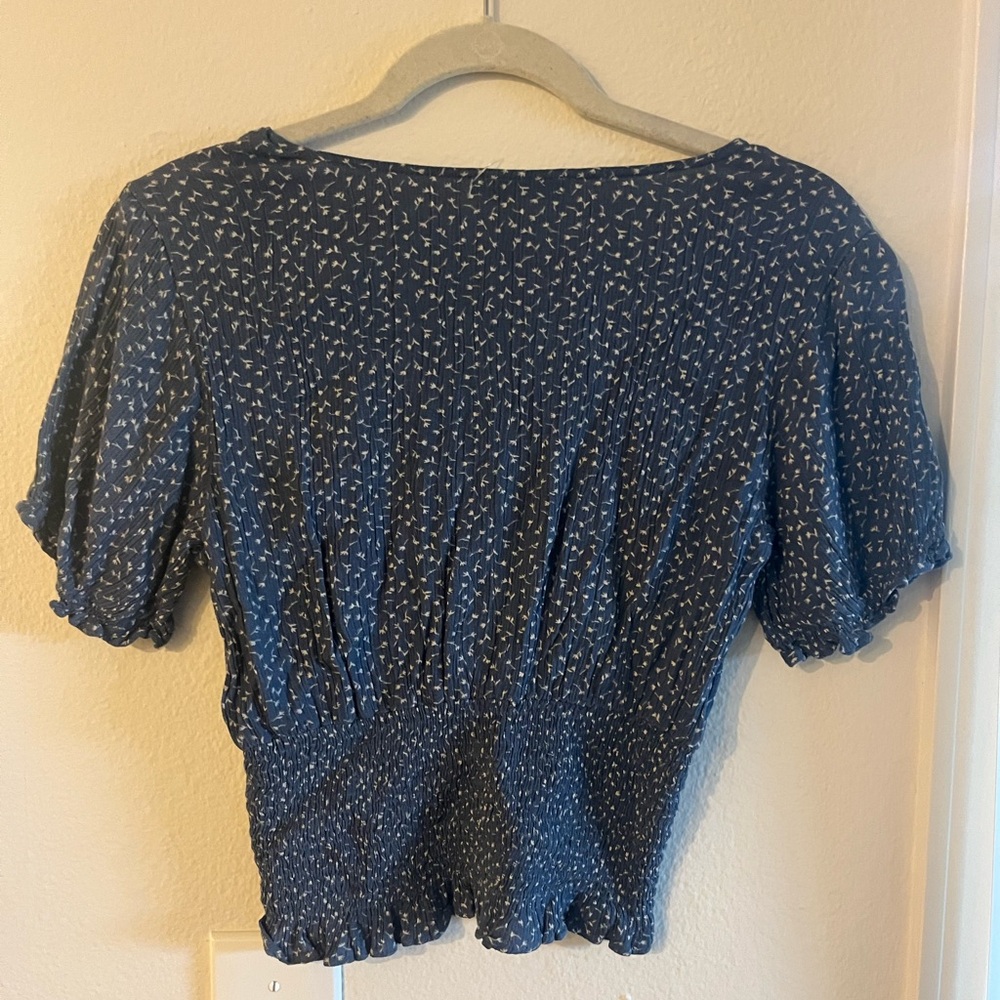 Blue Patterned Top - Picture 2 of 2